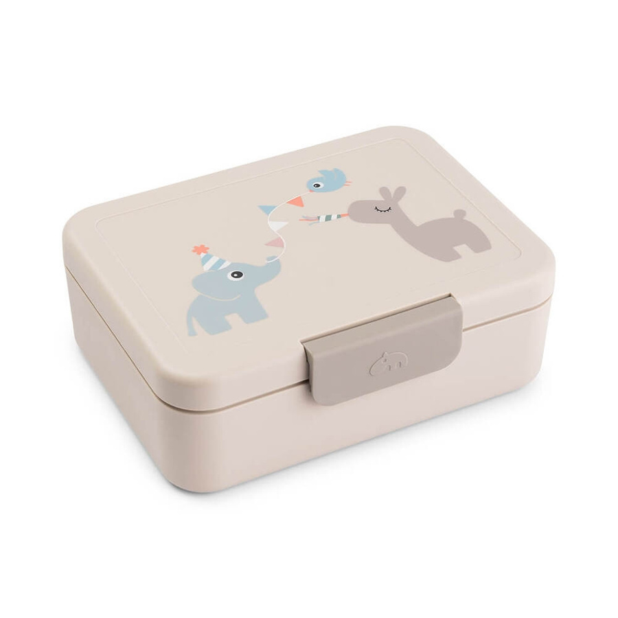 Done by Deer Lunchbox Celebration mit Trennwand und Auslaufschutz in Sand - Bild 1