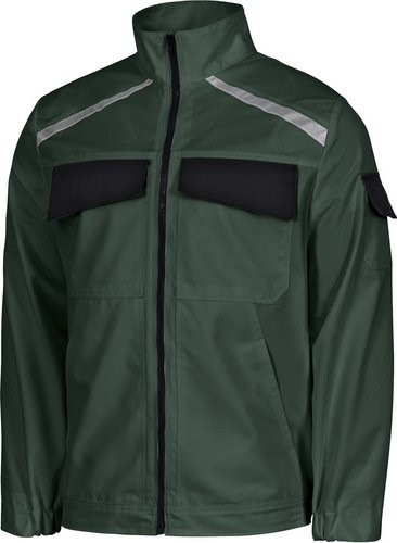 Arbeitsjacke EXTREME von safety and more in Grün/Schwarz, Größe XXXL, aus Polyester/Baumwolle - Bild 1