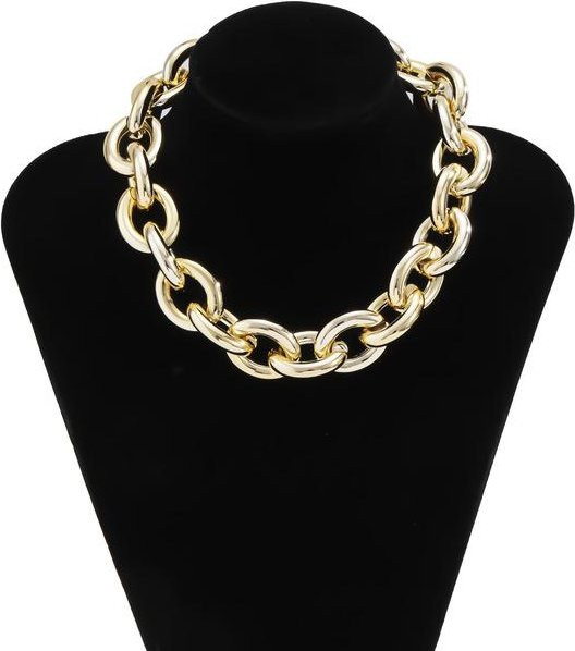 Halskette Damen, Gold, 40cm - Bild 1