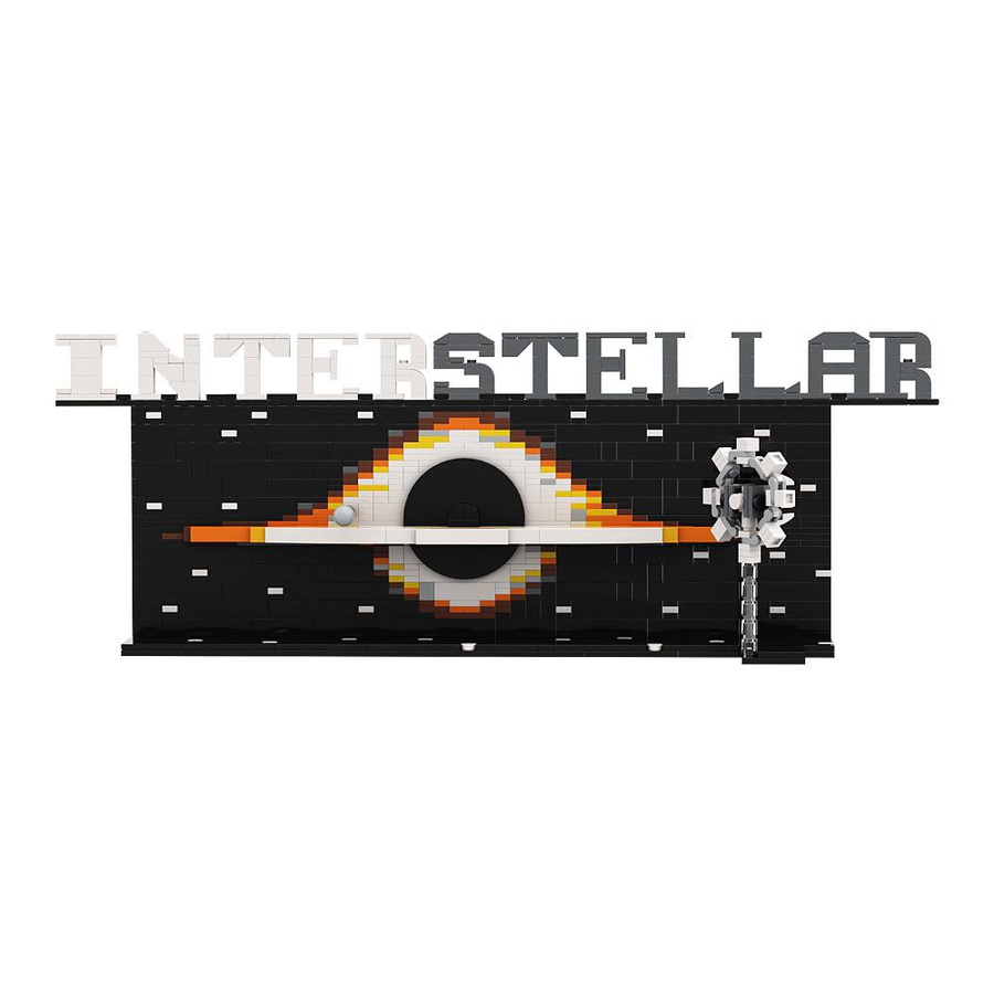 Gobricks Interstellares Schwarzes Loch Baustein Kreatives Gemälde - Bild 2