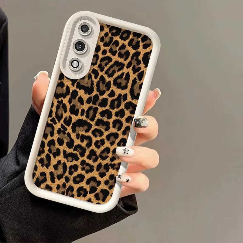 Stoßfeste Silikonhülle für OnePlus Nord 5 CE5 5G mit Leopardenmuster in Multicolour - Bild 3