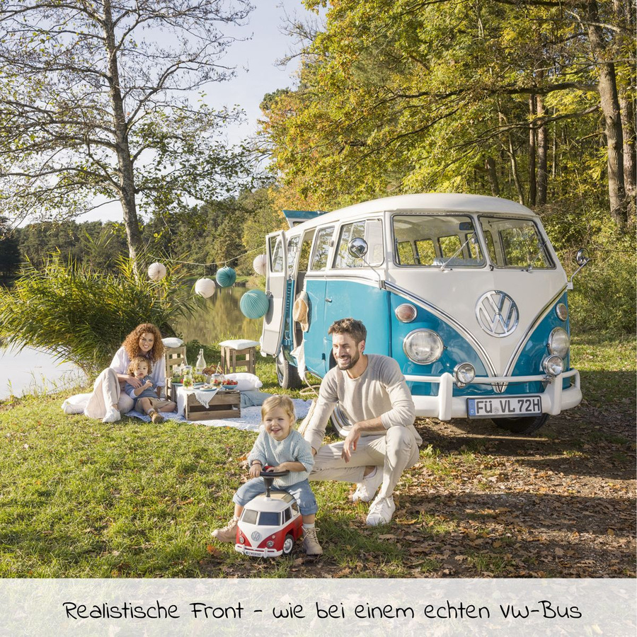 BIG VW T1 Rutscher Fahrzeug rot weiss ab 18 Monaten - Bild 7