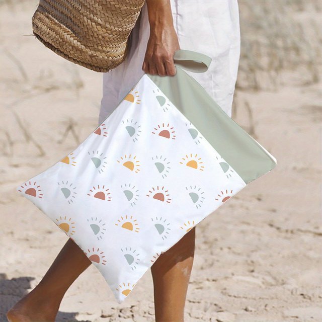 Happyflute Wetbag wasserdichte und wiederverwendbare Wickeltasche für Babywindeln, B: 30 cm, T: 40 cm - Bild 1