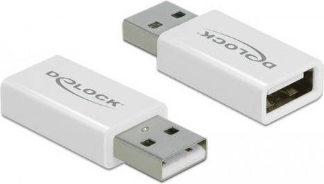 Delock USB 2.0 Adapter Weiß 66530 mit 1x USB 2.0 Stecker A und 1x USB 2.0 Buchse A - Bild 1