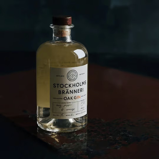 Stockholms Bränneri Oak Gin, Bourbonfass, 0,5 l - Bild 2