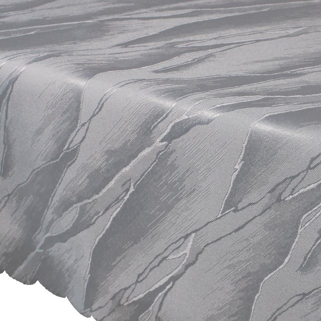 NYVI Tischdecke Jacquard Elegance in Silber mit Ornamenten, B/B/L: 130 x 220 cm - Bild 1