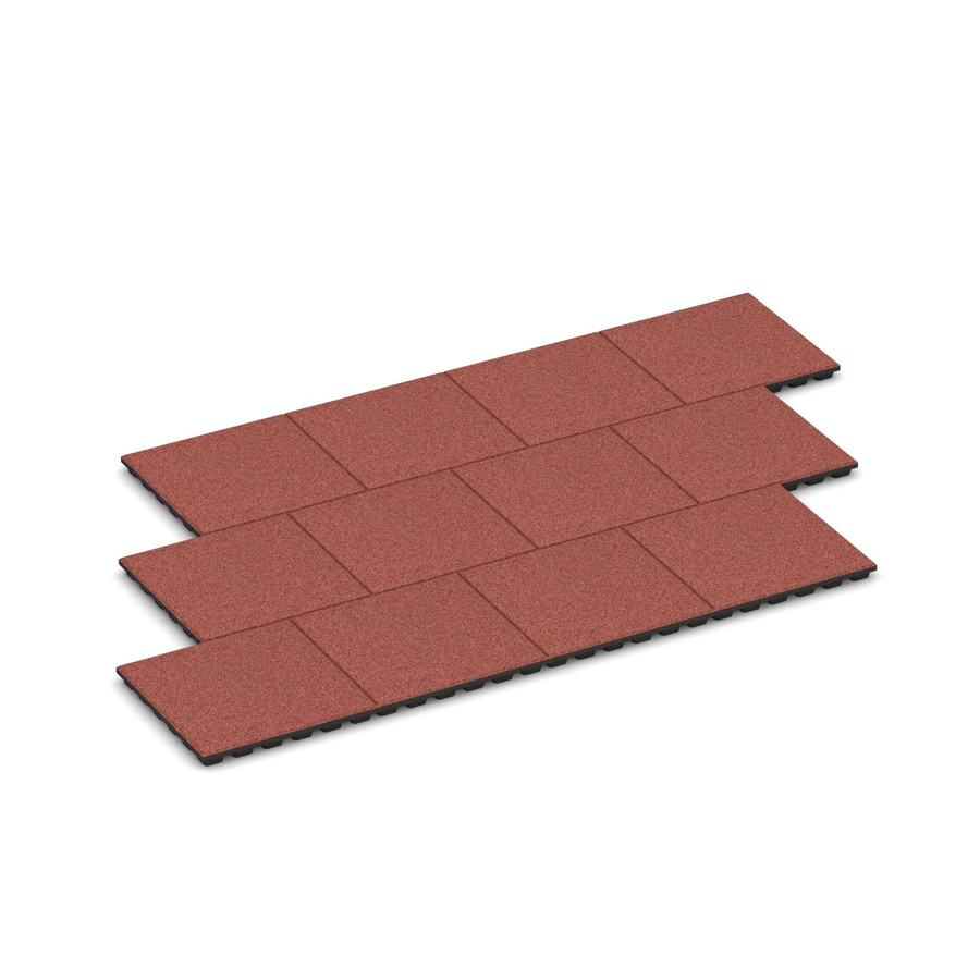 WARCO Fallschutzplatte in Tomatenrot, B/T/H: 50 x 50 x 4,8 cm - Bild 2