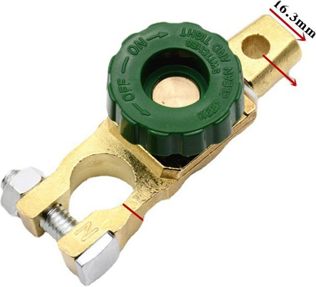 NIGHTKIST Auto Batterie Trennschalter Schnell-Cut-off Isolatorschalter Batterie-Terminal-Link Zubehör - Bild 1