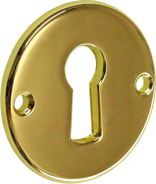 Hettich Schlüsselschild in Messingoptik Gold - Bild 1