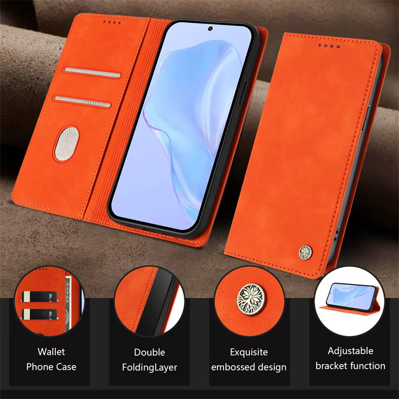 Samsung Galaxy S25 FE SM-S731B Macaron Magnetische Ledertasche Wallet Cover in Bunt - Bild 5