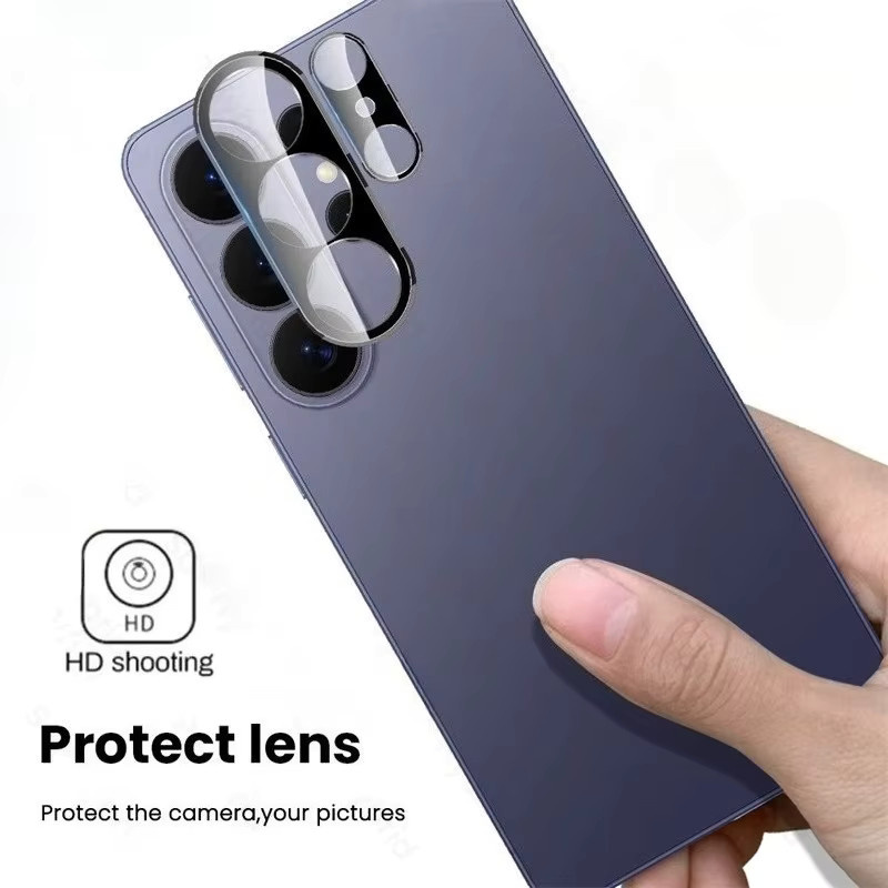 S26Ultra Schwarzes 3D-Linsenglas für Samsung Galaxy S26 Ultra 5G und Samsung S26 Plus S26+ 5G Gebogenes Kameraschutzglas - Bild 2