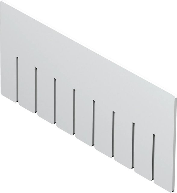 Eurobox-System Abtrenner Weiß B: 25,7 cm, T: 11 cm - Bild 1