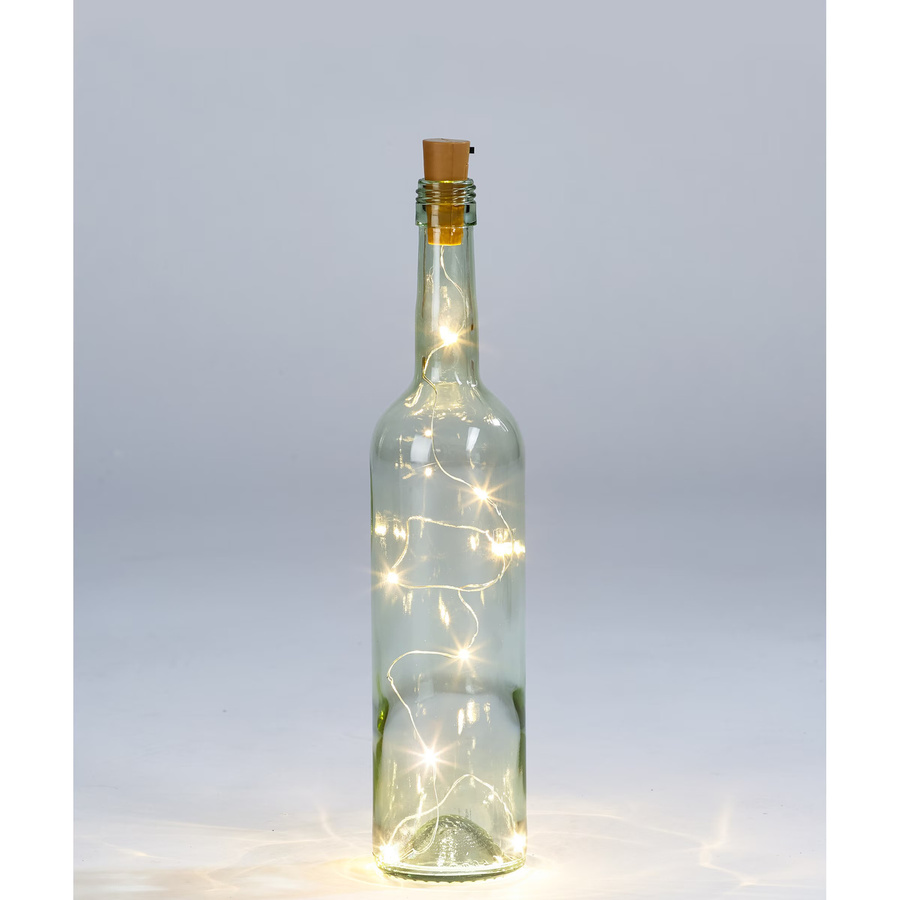 Genialo LED-Flaschen-Korken Flaschenlicht in Warmweiß und Braun - Bild 2