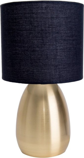 Näve Tischleuchte Aurum Gold-Schwarz B/T/H: 17,5 x 17,5 x 32,5 cm - Bild 1