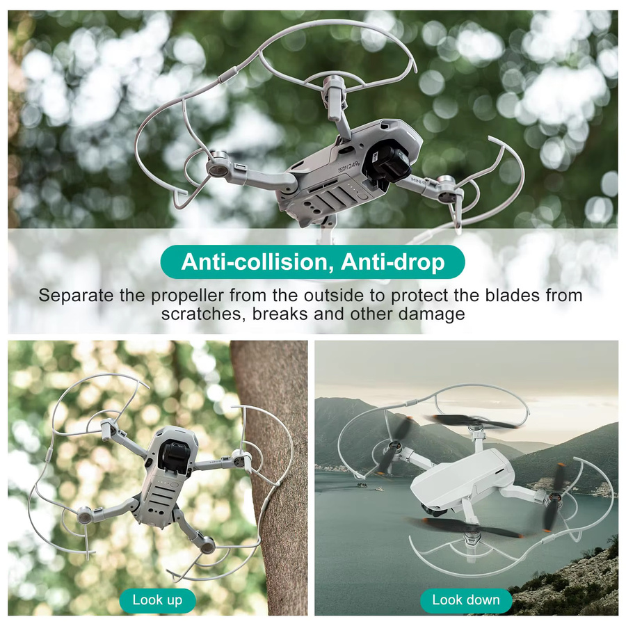 STARTRC Propellerschutz für DJI Mini 4K und Mini 2 SE Drohne in Grau - Bild 3