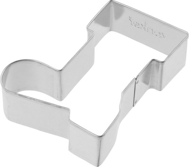 Zenker Ausstecher Stiefel aus Edelstahl in Silber, Breite: 4,6 cm, Höhe: 7,0 cm - Bild 1