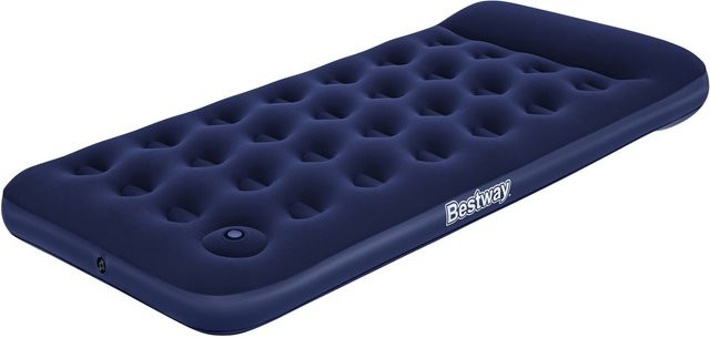Bestway Single-Luftbett mit integrierter Fußpumpe in Blau, B/T/H: 188 x 99 x 28 cm - Bild 1