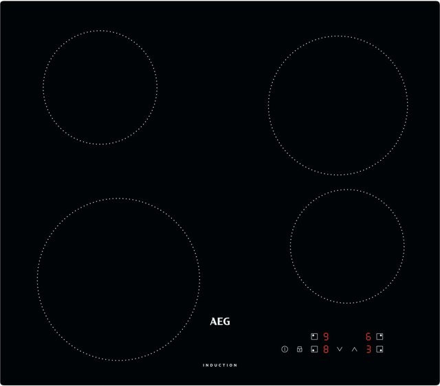 AEG Serie 5000 Induktionskochfeld IB6420BCB, autark, schwarz, Breite: 60 cm - Bild 1
