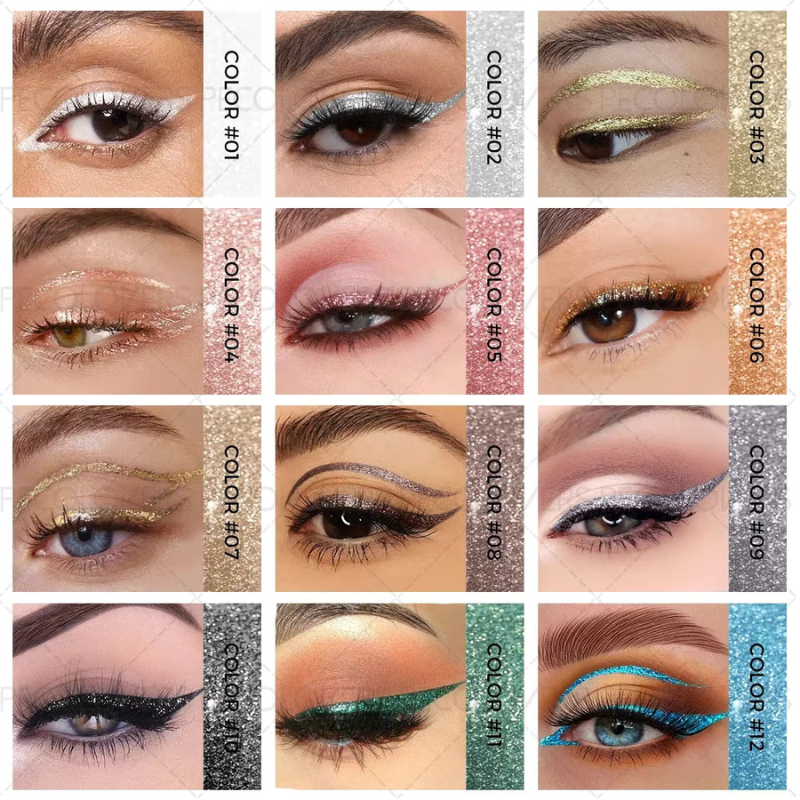 Eyeliner-Stift, flüssig, Metallic, wasserfest - Bild 2