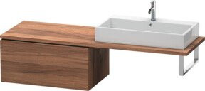 Duravit Unterschrank L-Cube in Nussbaum Natur mit 2 Schubladen, B/T: 82 x 54,7 cm - Bild 1