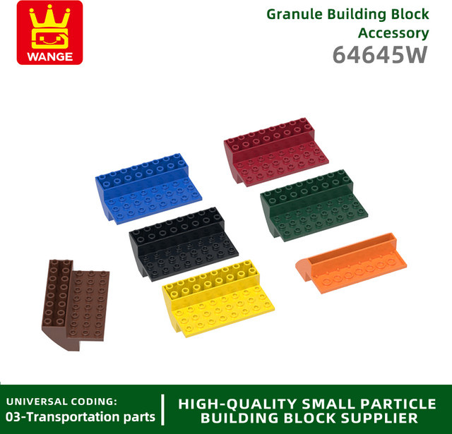 Wange Grundplatten Set aus Kunststoff, 8 Stück in Bunt und Grau, kompatibel mit Kinder-DIY-Bausteinen und MOC-Spielzeugteilen, 100g - Bild 1