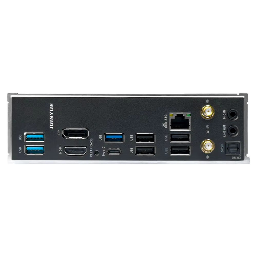 JGINYUE AMD B650M Night Devil M-ATX Motherboard in Schwarz mit DDR5 und M.2 NVMe Unterstützung für AMD AM5 Ryzen 7000/8000/9000 Serie Prozessoren - Bild 6