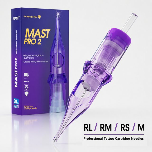 Mast Pro2 Tattoo-Patronennadeln, 20 Stück - Bild 1
