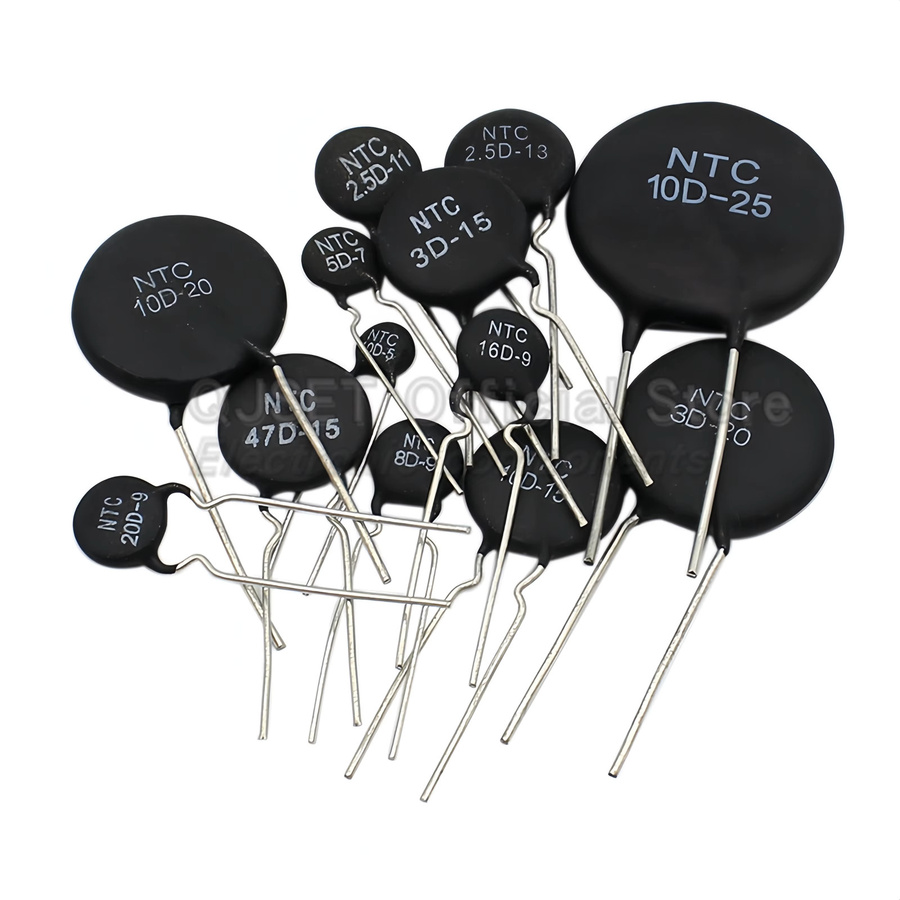10 Stück QJSET NTC Thermistoren für Ladegeräte, Schwarz, MF72 Serie - Bild 2