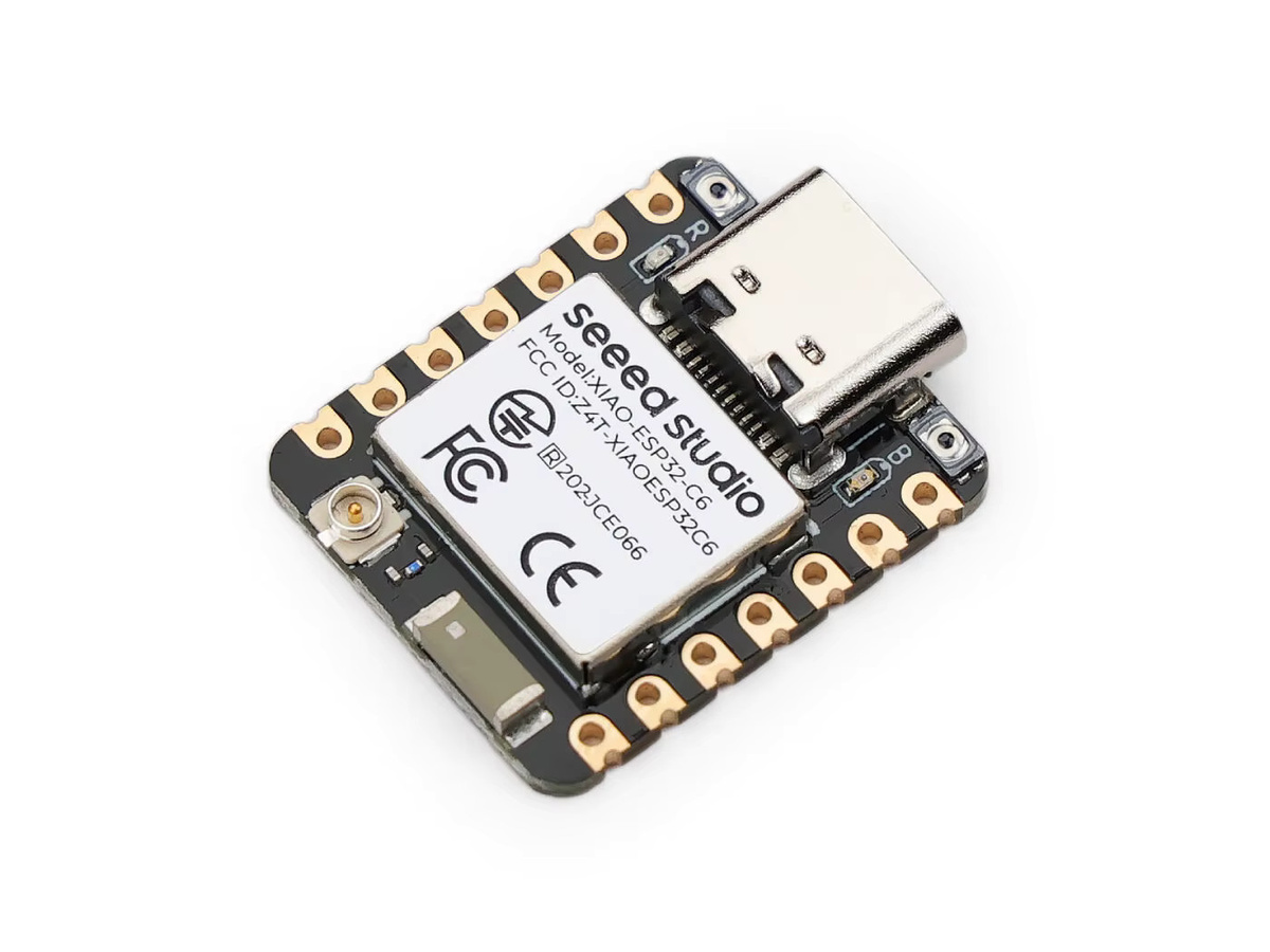 Seeed Studio XIAO ESP32C6 Entwicklungsboard mit On-Board-Antenne, Wi-Fi 6, BLE 5 und Zigbee in Schwarz - Bild 2