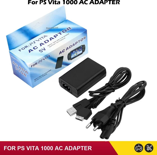 HeroAngel AC Adapter für PS Vita 1000 Spielkonsole in Schwarz - Bild 1