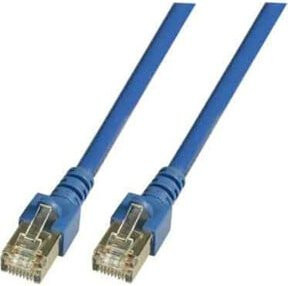 EFB-Elektronik Patchkabel Cat.5e SF/UTP mit 2x RJ45 Anschluss für Ethernet/LAN, Blau, Länge: 1 m - Bild 1