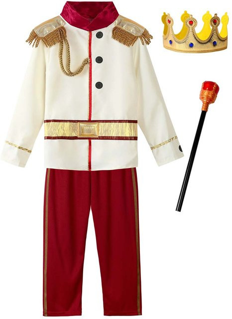 Prinzenkostüm Jungen, Prinz Charming, Verkleidung, Fantasy, Bunt / Mehrfarbig - Bild 1