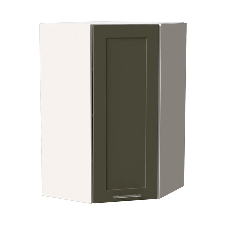 Feldmann-Wohnen Hängeschrank Oslo W4/10/60 Küchenschrank in Weiß und Reed Green Matt mit Soft-Close-Türen, B/T/H: 60 x 60 x 96 cm - Bild 2