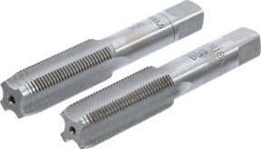 BGS Gewindebohrer Set Vor- und Fertigschneider M18 x 1,5 mm in Silber, 2-teilig - Bild 1