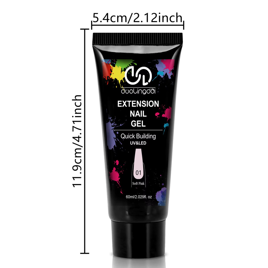 DUOLINGDAI Nagelkleber-Gel, 60g, glänzend - Bild 4