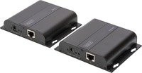 DIGITUS Professional DS-55122 4K HDMI Extender Set via CAT/IP mit Video, Audio und Infrarot in Schwarz - Bild 1