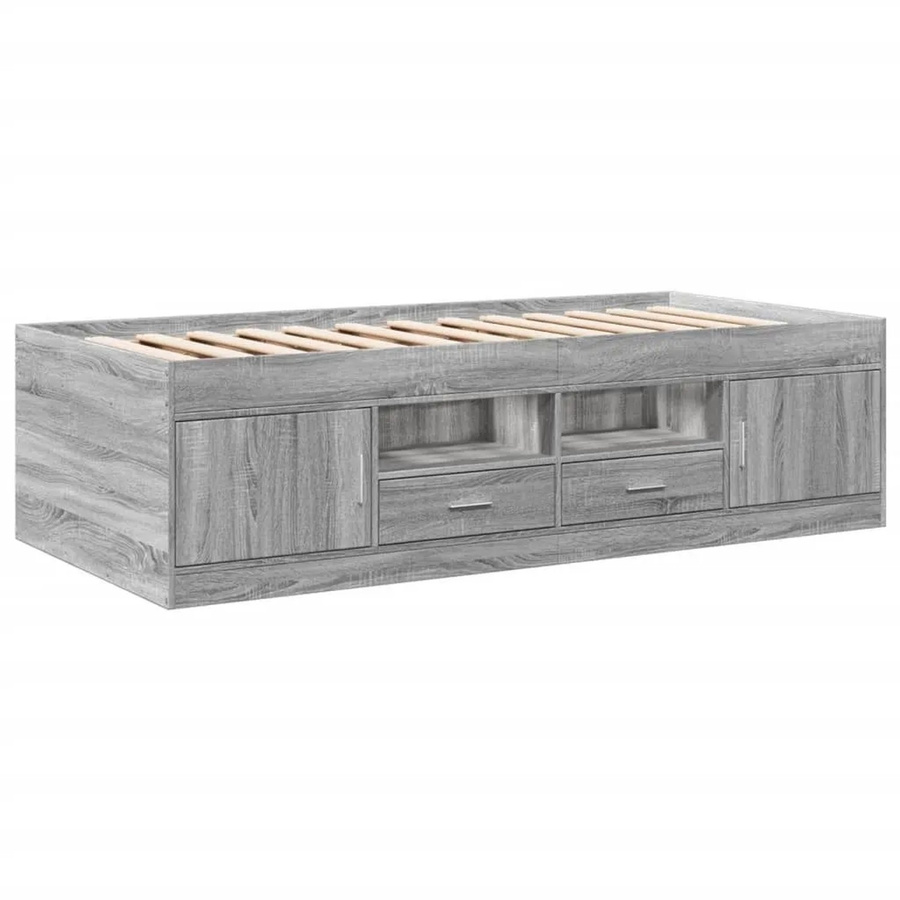 vidaXL Tagesbett mit Schubladen in Grau Sonoma, B/T/H: 190 x 75 x 78 cm - Bild 2