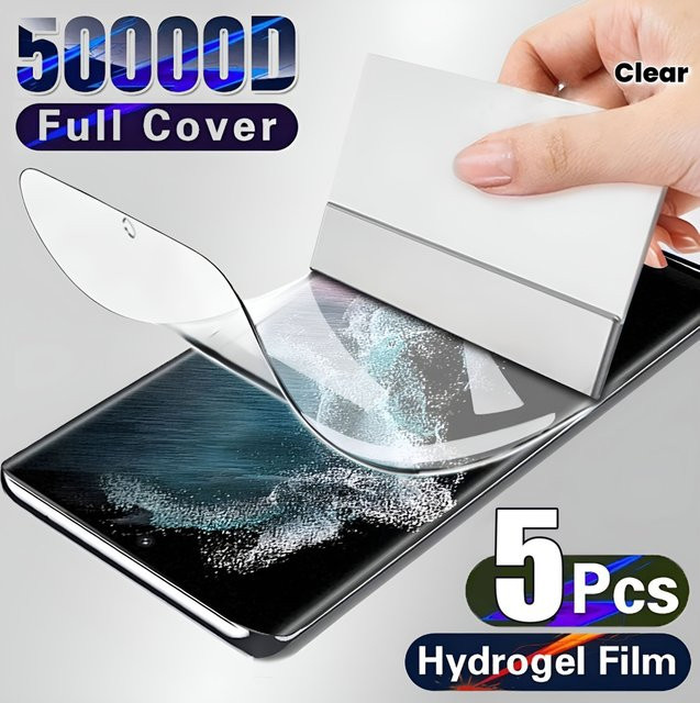 NNBILI Hydrogel-Displayschutzfolie für Samsung Galaxy S26 Ultra, S25, S24, S23, S22, S21, S20 Ultra, Plus, FE, transparent - Bild 1