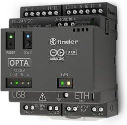 Arduino Opta WiFi AFX00002 SPS-Kommunikationsmodul in Schwarz, 12 V/DC bis 24 V/DC - Bild 1
