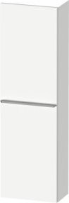 Duravit Halbhochschrank D-Neo in Weiß Hochglanz, 1 Tür mit 4 Einlegeböden, Wandmontage, B/T/H: 40 x 24 x 132 cm - Bild 1