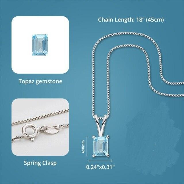 Anhänger 925 Silber, Topas, Amethyst, Damen - Bild 1