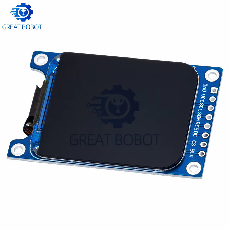 Baishundianzi BS 1,69 Zoll HD IPS TFT LCD LED-Bildschirmanzeigemodul in Blau mit 240 x 280 Auflösung, SPI-Schnittstelle und ST7789-Controller für Arduino - Bild 2