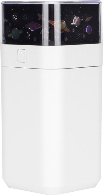 Koogeelife Starlight Ultraschall Luftbefeuchter mit LED Nachtlicht, weiß, 300 ml - Bild 1