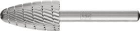 PFERD HSS Frässtift Baumform in Silber, Kopf-Ø 16 mm, Länge 30 mm, Schaft-Ø 6 mm, universell mittel fein mit Spanbrecher - Bild 1