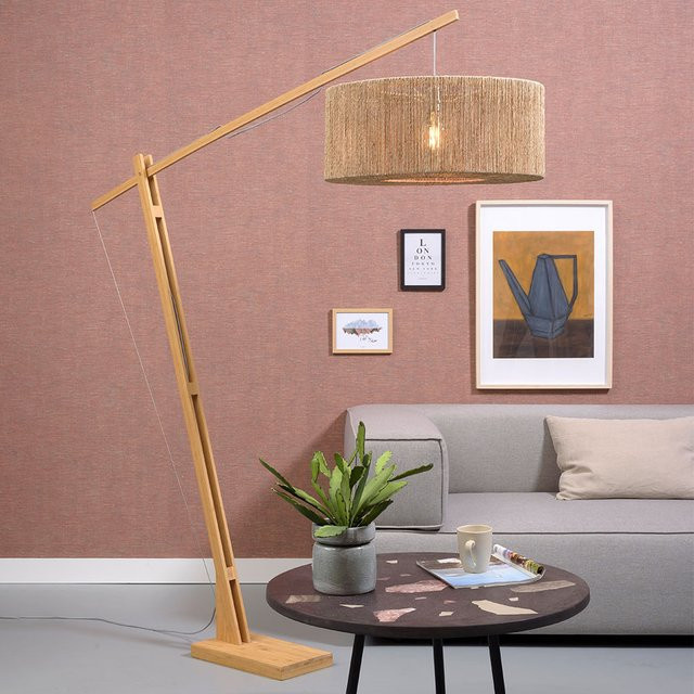 Good&Mojo Stehleuchte Iguazu aus Bambus und Jute, H x B x T: 207 x 60 x 175 cm - Bild 1