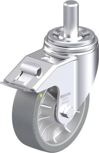 Blickle Stahlblech-Lenkrolle LHZ-ALTH 162K-FI-AS in Silber, Rad-Durchmesser: 160 mm, Tragfähigkeit: 900 kg - Bild 1