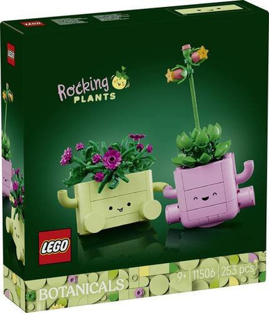 LEGO Botanicals 11506 Schaukelnde Pflanzen Dekoration in Lila und Mehrfarbig aus Kunststoff