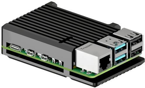 JOY-IT ARMOR Case BLOCK SBC-Gehäuse aus Aluminium für Raspberry Pi 5 in Schwarz - Bild 2