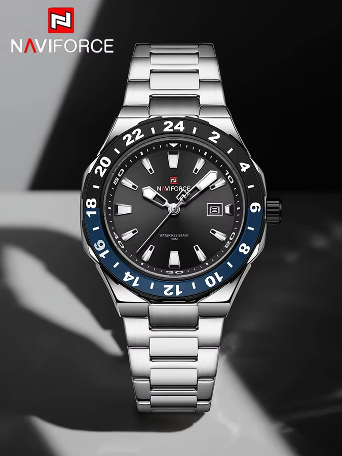 NAVIFORCE Armbanduhr, Quarz, Edelstahl, Herren - Bild 5
