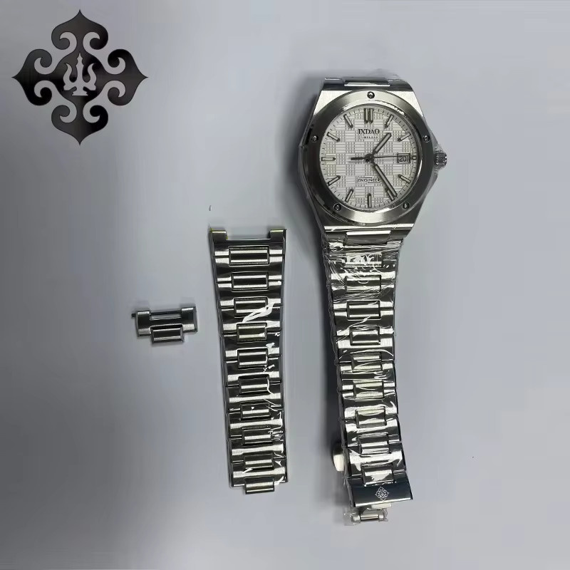 IXDAO Armbanduhr Edelstahl, Analoguhr, Silber, 10 ATM, Unisex - Bild 1